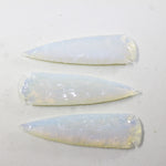 3 Opalite Ornamental Spearheads  #863-2  Arrowhead