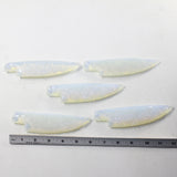 5 Opalite Ornamental Knife Blades  #7842 Mountain Man Knife