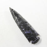 1 Obsidian Ornamental Spearhead  #1130  Arrowheads