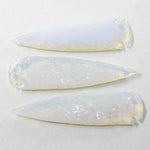 3 Opalite Ornamental Spearheads  #103-1  Arrowhead