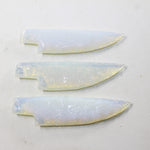 3 Opalite Ornamental Knife Blades  #343-1 Mountain Man Knife