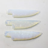 3 Opalite Ornamental Knife Blades  #343-1 Mountain Man Knife