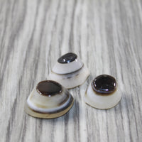 3 Agate Eyes   #2942 Naturally Formed