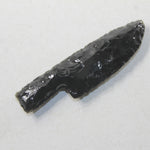 1 Small Obsidian Ornamental Knife Blade  #0041