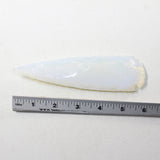 1 Opalite Ornamental Spearhead  #9130  Arrowhead