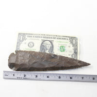 1 Stone Ornamental Spearhead  #0430  Arrowhead