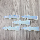 5 Opalite Ornamental Tomahawk Heads #7447  Ax Axe Hatchet