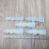 5 Opalite Ornamental Tomahawk Heads #7447  Ax Axe Hatchet