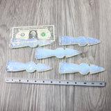 5 Opalite Ornamental Tomahawk Heads #7447  Ax Axe Hatchet