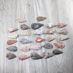 25 Large Stone Ornamental Arrowheads  #4147  Arrowhead