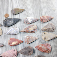 25 Large Stone Ornamental Arrowheads  #4147  Arrowhead