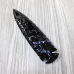 1 Obsidian Ornamental Spearhead  #8647 Arrowhead