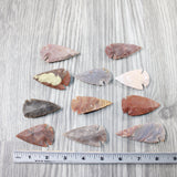 10 Large Stone Ornamental Arrowheads  #3147  Arrowhead