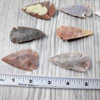 10 Large Stone Ornamental Arrowheads  #3147  Arrowhead