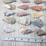 25 Large Stone Ornamental Arrowheads  #5348  Arrowhead