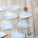 10 Large Opalite Ornamental Arrowheads  #8548  Arrowhead