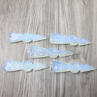 5 Opalite Ornamental Tomahawk Heads #7248  Ax Axe Hatchet