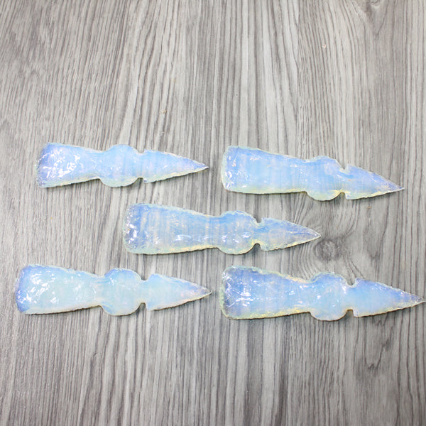 5 Opalite Ornamental Tomahawk Heads #7248  Ax Axe Hatchet