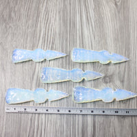 5 Opalite Ornamental Tomahawk Heads #7248  Ax Axe Hatchet