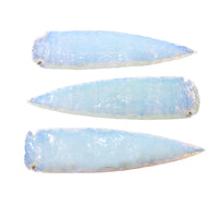 3 Opalite Ornamental Spearheads  #5348  Arrowhead