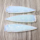 3 Opalite Ornamental Spearheads  #5348  Arrowhead