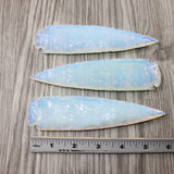 3 Opalite Ornamental Spearheads  #5348  Arrowhead