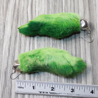 Rabbit Feet Earrings  #0948  Mountain Man Earrings