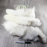 3 Marble Fox Tail Key rings #2748  Taxidermy Keychain Tassel Bag Tag