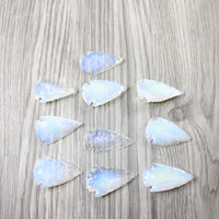 10 Large Opalite Ornamental Arrowheads  #7249  Arrowhead