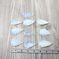 10 Large Opalite Ornamental Arrowheads  #7249  Arrowhead