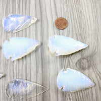 10 Large Opalite Ornamental Arrowheads  #7249  Arrowhead