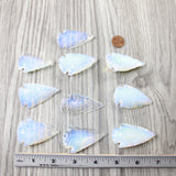 10 Large Opalite Ornamental Arrowheads  #7249  Arrowhead