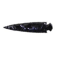 1 Obsidian Ornamental Spearhead  #2949 Arrowhead