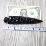 1 Obsidian Ornamental Spearhead  #2949 Arrowhead