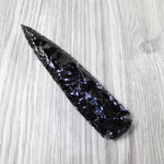 1 Obsidian Ornamental Spearhead  #3049 Arrowhead