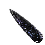 1 Obsidian Ornamental Spearhead  #9249 Arrowhead