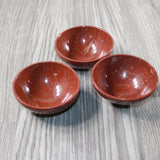 3 Gemstone Trinket Bowls  3 inch diameter #9449