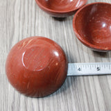 3 Gemstone Trinket Bowls  3 inch diameter #9449