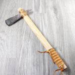 Oak Handle Stone Head Ornamental Tomahawk #4940 Mountain Man Knife