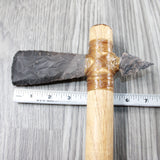 Oak Handle Stone Head Ornamental Tomahawk #4940 Mountain Man Knife