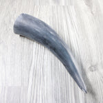 1 Raw Unfinished Cow Horn #5940 Natural Colored