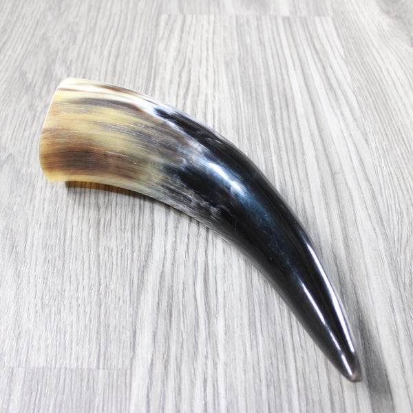 1 Polished Cow Horn #4040 Natural Colored