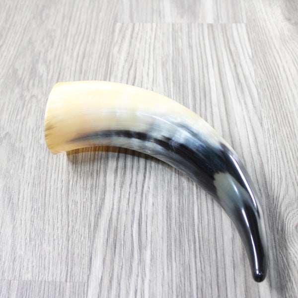 1 Polished Cow Horn #2140 Natural Colored