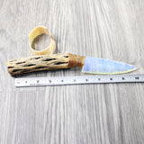 Cholla Cactus Wood Handle Opalite Blade Ornamental Knife #3340 Mountain Man Knife