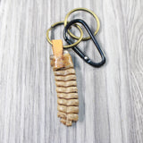 Very Large Rattlesnake Rattle Key Chain  #4640 Mountain Man Keychain