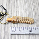 Very Large Rattlesnake Rattle Key Chain  #4640 Mountain Man Keychain