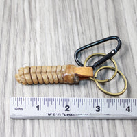 Very Large Rattlesnake Rattle Key Chain  #4640 Mountain Man Keychain