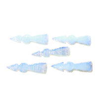 5 Opalite Ornamental Tomahawk Heads #0840  Ax Axe Hatchet