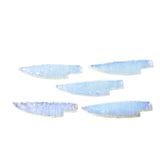 5 Opalite Ornamental Knife Blades  #4840 Mountain Man Knife