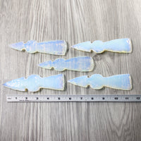 5 Opalite Ornamental Tomahawk Heads #9840  Ax Axe Hatchet